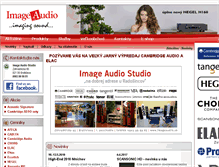 Tablet Screenshot of imageaudio.sk